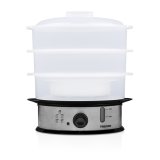 Tristar VS-3914 dampkoger 3 kurv(e) Bordplade 1200 W Sort, Rustfrit stl, Gennemsigtig #19