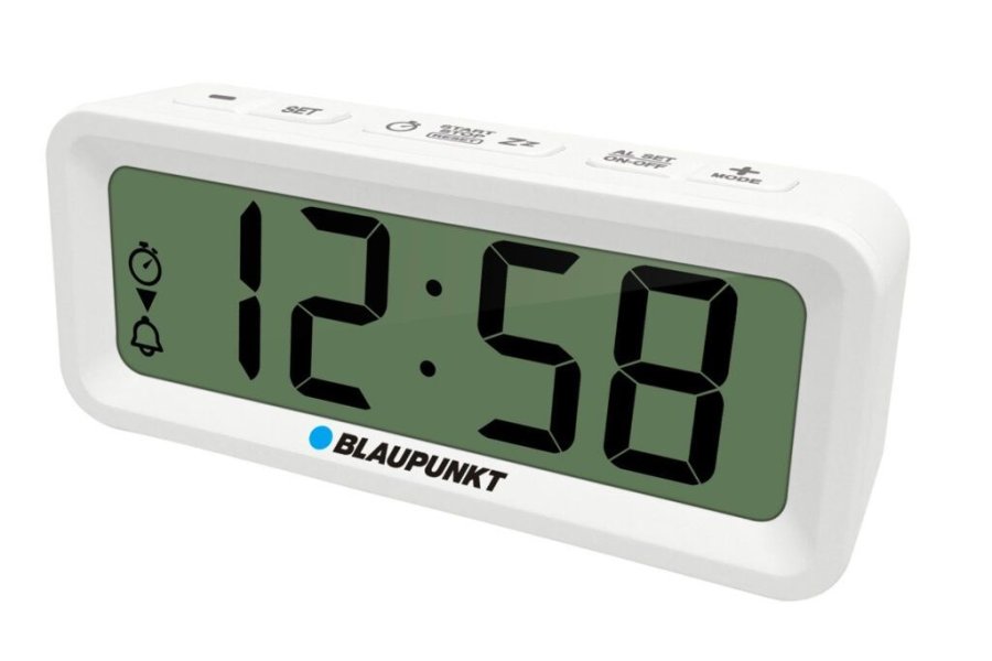 BLAUPUNKT CL04WH MULTIFUNKTIONELT UR, HVID #1