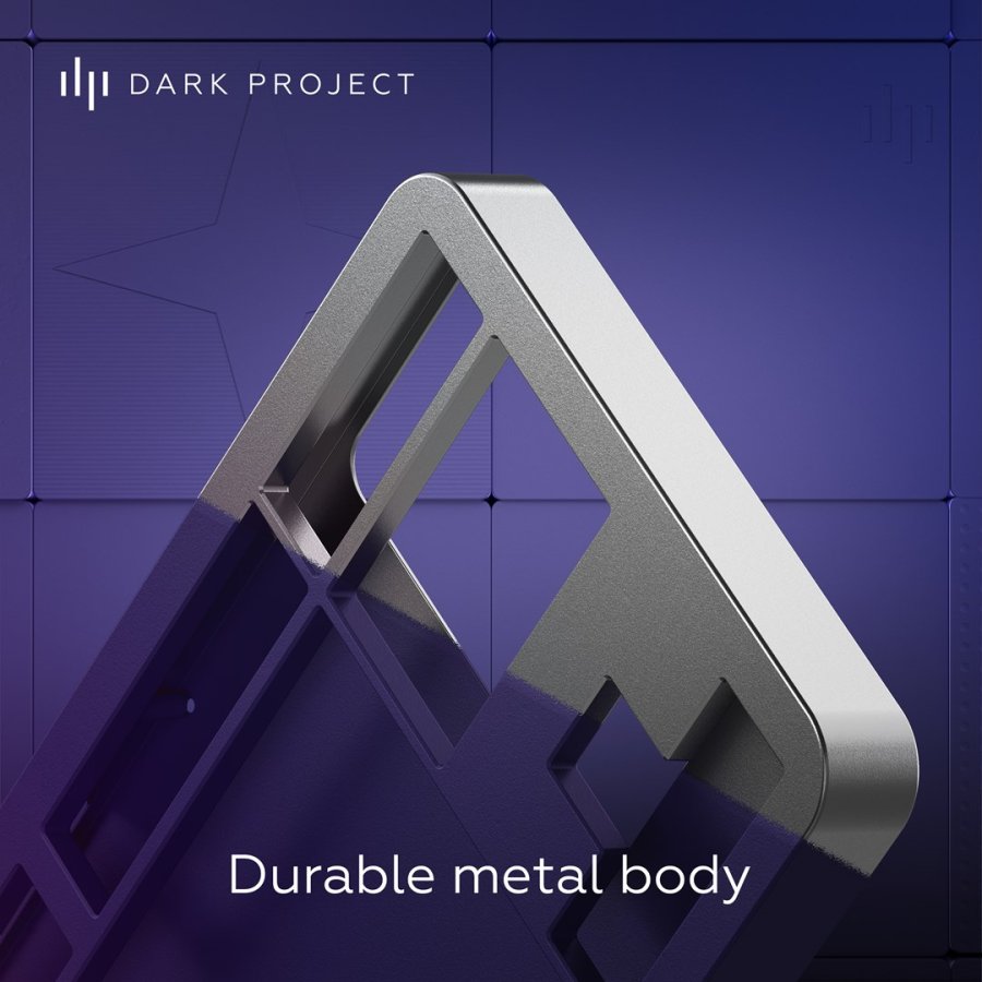 Dark Project ALU87B Celestial, G3MS Voidstone Switch, UK/DE/AT/ES/IT/FI/NO/SE/DK tastatur Spil USB QWERTZ Dansk, Engelsk, Tysk, Italiensk, Nordisk, Norsk, Spansk, Svensk, UK engelsk Lilla #23