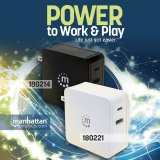 Manhattan 180214 oplader til mobil enhed Netbook, Tablet Sort Vekselstrm Indendrs #1