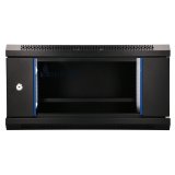 Extralink LITE 4U 530X400 WALL-MOUNTED RACKMOUNT CABINET BLACK Fritst�ende/v�g-/gulvmonteret stativ Sort #1