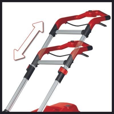 Einhell RASARRO 36/42 (2x5,2Ah) Skubbe plneklipper Batteri Sort, Rd #6