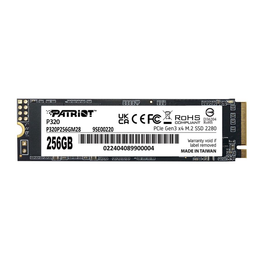 SSD PATRIOT VIPER P320 M.2 PCI-Ex4 NVMe 256GB 2,2GB/S (P320P256GM28) #1