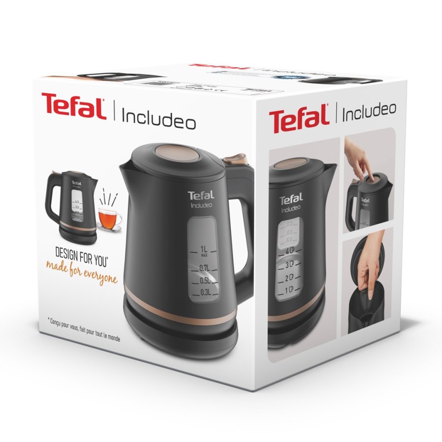 Tefal Includeo KI5338 elkedel 1 L 2400 W Sort #15