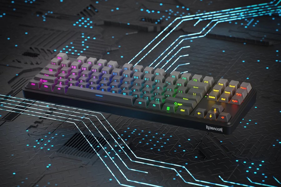 REDRAGON K707SP-RGB-PRO StarBlade tastatur USB + RF Wireless + Bluetooth Sort #4