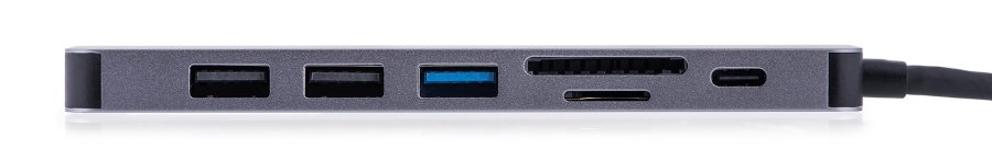 UNITEK HUB USB-C H1118A; USB-A x3, USB-C, HDMI, SD, microSD #8