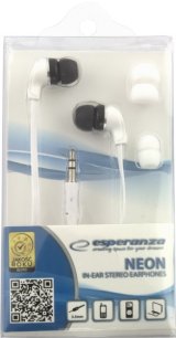 Esperanza EH147W hovedtelefoner/headset Ledningsfrt I rerne Musik Hvid #2