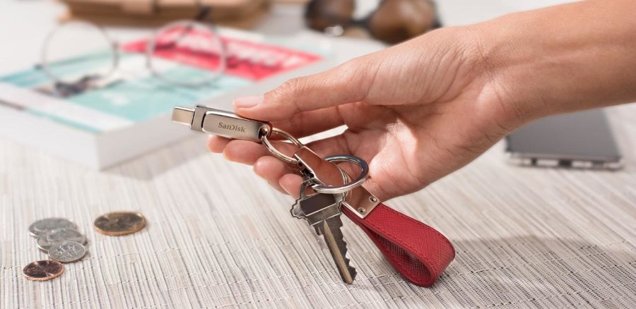 SanDisk Ultra Dual Drive Luxe USB-ngle 256 GB USB Type-A / USB Type-C 3.2 Gen 1 (3.1 Gen 1) Rustfrit stl #4