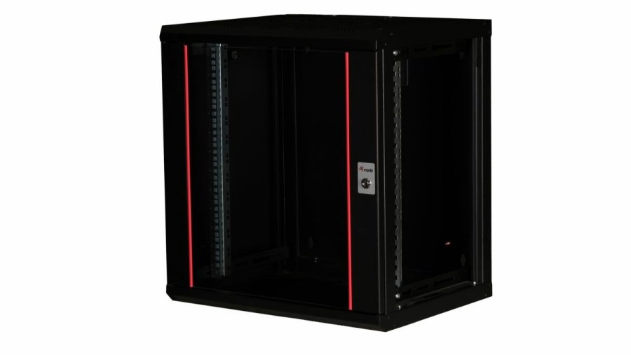 Equip EPM-12-6045-B-CBAA stativ 12U V�gmonteret stativ Sort #7