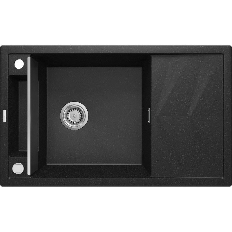 1-KUMME MAGNETISK GRANITVASK MED AFLB DEANTE GRAPHITE METALLIC MAGNETISK #1