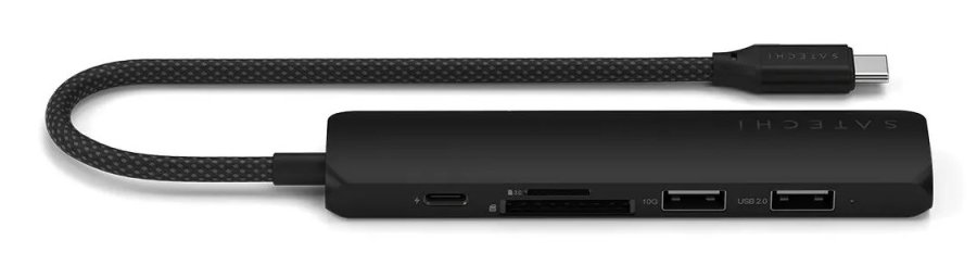 Satechi ST-P6SK interface hub USB Type-C 10000 Mbit/s Sort #4