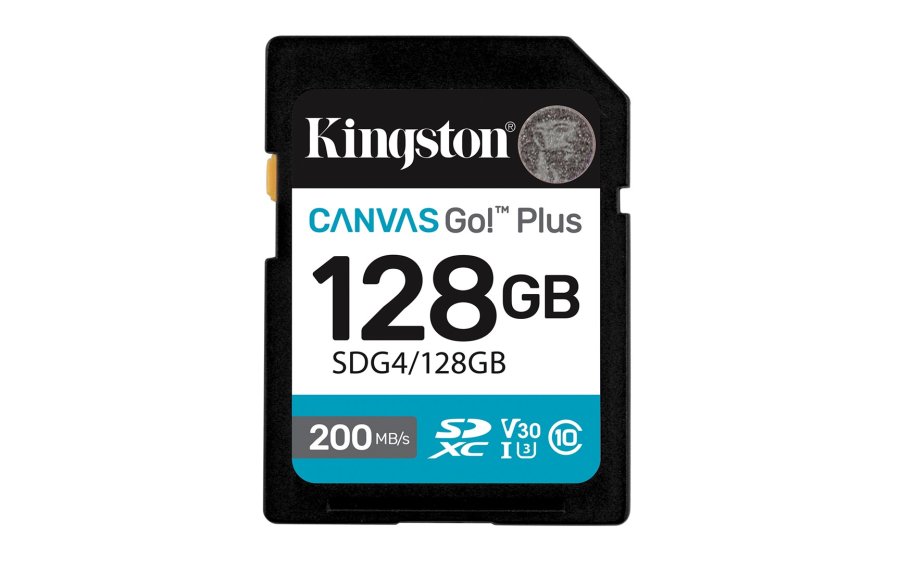 Kingston Technology Canvas Go! Plus 128 GB SDXC Canvas Go Plus Gen4 200 MB/s C10 UHS-I U3 V30 #1