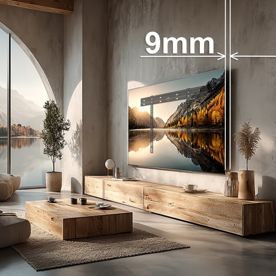 MACLEAN ULTRA FLAT WALL MOUNT FOR TV 40-85