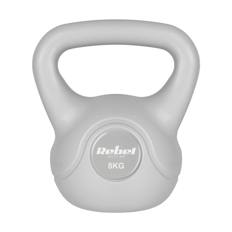 REBEL ACTIVE Kettlebell bitumin�s gr� 8 kg #2