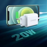Ugreen USB Power Delivery 3.0 Quick Charge 4.0+ 20W 3A netoplader (hvid) #2