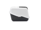 SAVIC Nestor Hvid-Sort - Lukket kattebakke - 56x39x38,5 cm - 1 stk #4