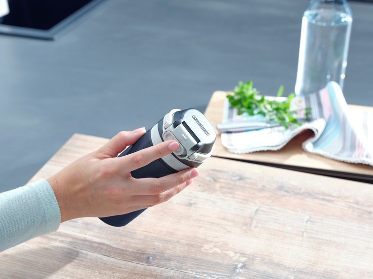 Leifheit 03247 rejsekrus 350 ml Sort, Bl� Rustfrit st�l #2