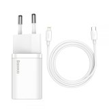Baseus TZCCSUP-B02 oplader til mobil enhed Universel Hvid Vekselstrm Hurtig opladning Indendrs #1