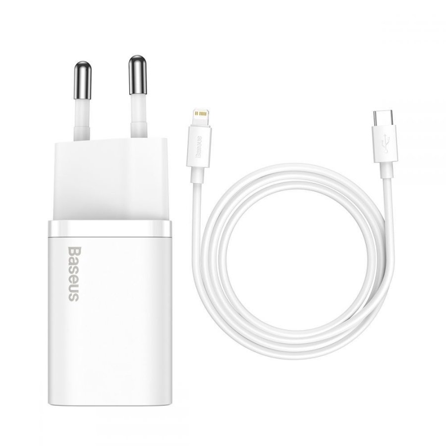 Baseus TZCCSUP-B02 oplader til mobil enhed Universel Hvid Vekselstrm Hurtig opladning Indendrs #1