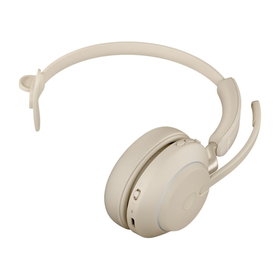 Jabra Evolve2 65 Headset Tr�dl�s Kontor/Callcenter USB Type-A Bluetooth Beige #5