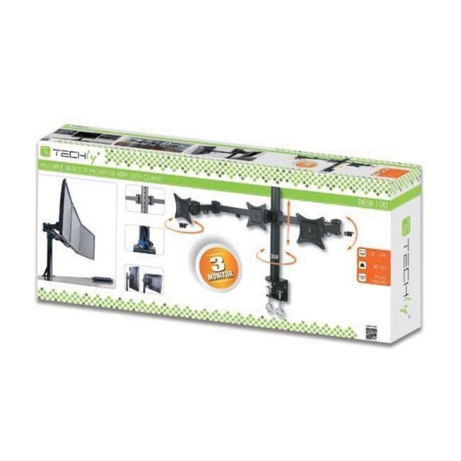 Techly ICA-LCD 482-T skrmbeslag og -stativer 61 cm (24