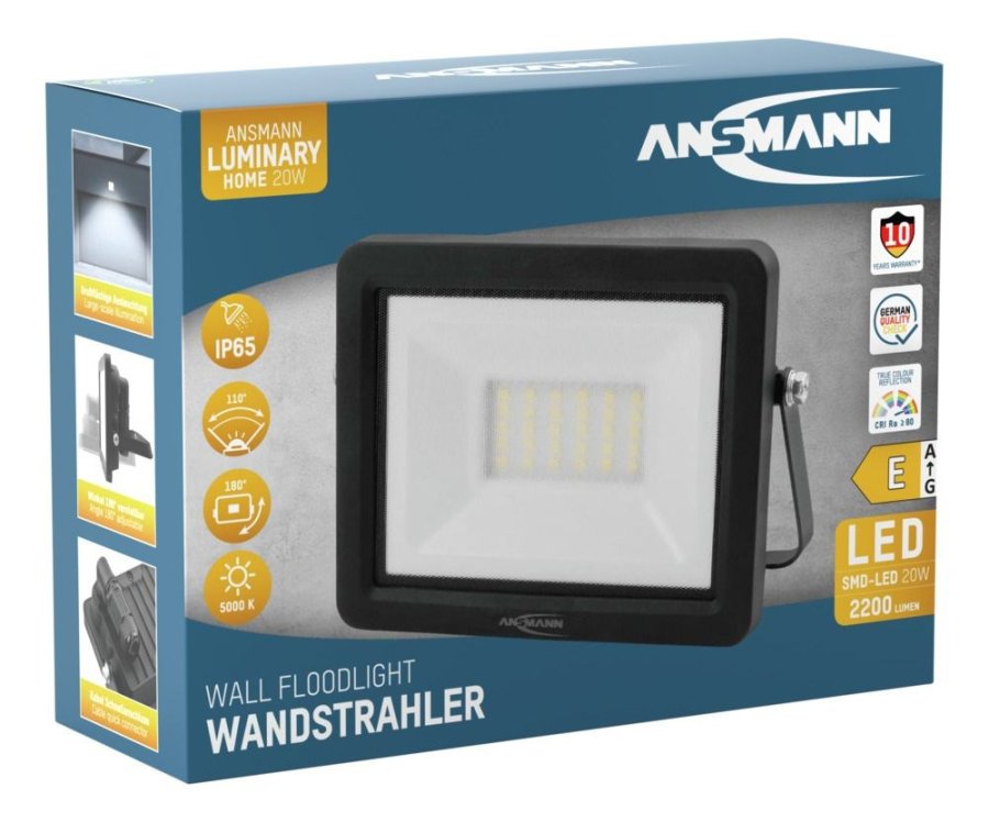 Ansmann WFL20W Sort LED 20 W #10