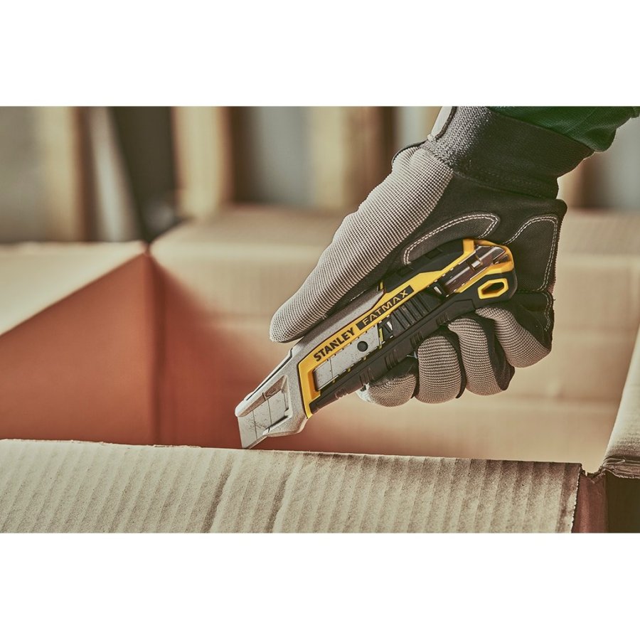 Stanley FATMAX FMHT10594-0 hobbykniv Sort, Rustfrit stl, Gul Fast klingekniv #6