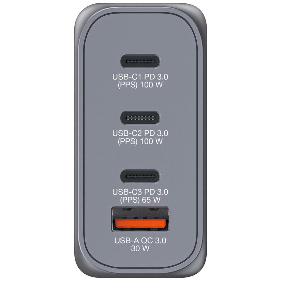 Verbatim GNC-100 GaN Charg. 100W 3xUSB-C PD, 1xUSB-A QC 3.0 32202 #3