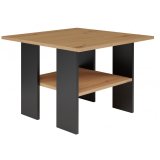 MODERNA Bord 60x60x45 cm Artisan Eg/Sort #1