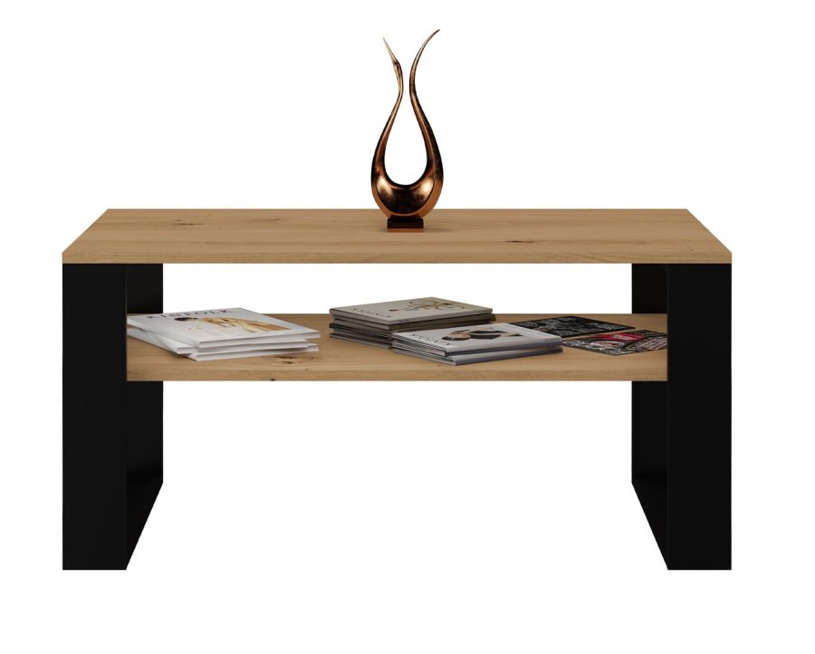 Topeshop MODERN 1P ART CZ kaffe-, side- & endebord Kaffebord Rektangulr form 2 ben #2