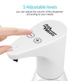 Automatisk dispenser til flydende sbe, desinfektionsmidler og geler Promedix PR-530 480 ml til 4 AA-batterier #10