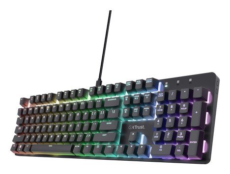 Trust GXT 871 Zora tastatur Spil USB QWERTY US engelsk Sort #1