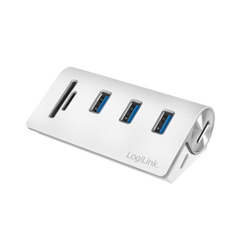 LogiLink CR0045 interface hub USB 3.2 Gen 1 (3.1 Gen 1) Type-A 5000 Mbit/s S�lv #3