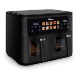Tristar FR-9075 frituregryde Dobbelt 9 L Enkeltst�ende 2500 W Varmluftsteger Sort #1