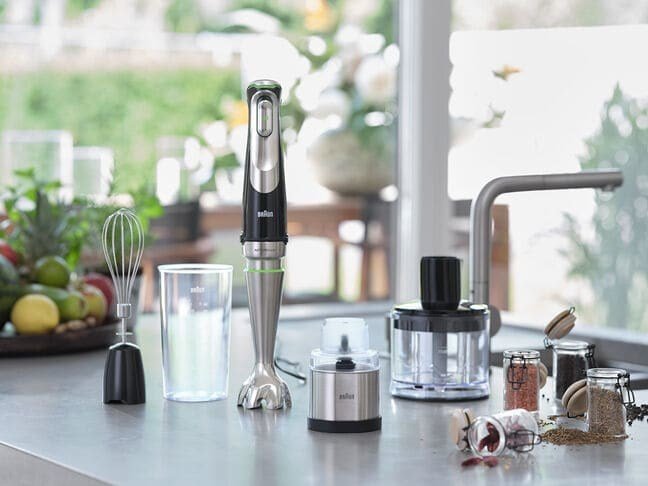 Braun MultiQuick 9 MQ9138XI blender 0,6 L Nedsnkning blender 1200 W Sort, Rustfrit stl #15