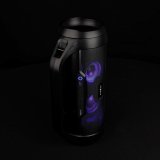 Bluetooth Party Boombox | 6 timer | 2.0 | 120 W | Medieafspilning: AUX / Micro SD / USB | IPX5 | Kan parres | Brehndtag | Fest lys | Sort #11