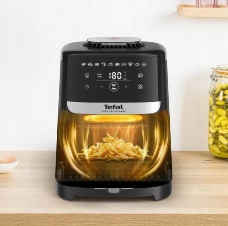 Tefal Easy Fry Silence EY5568E0 frituregryde Enkelt 5 L Enkeltstende Varmluftsteger Sort, Rustfrit stl #13