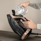Tefal Ultimate Power Pro FV9E50 Tr & dampstrygejern Durilium AirGlide Autoclean soleplate 3200 W Sort, Kobberfarve #8