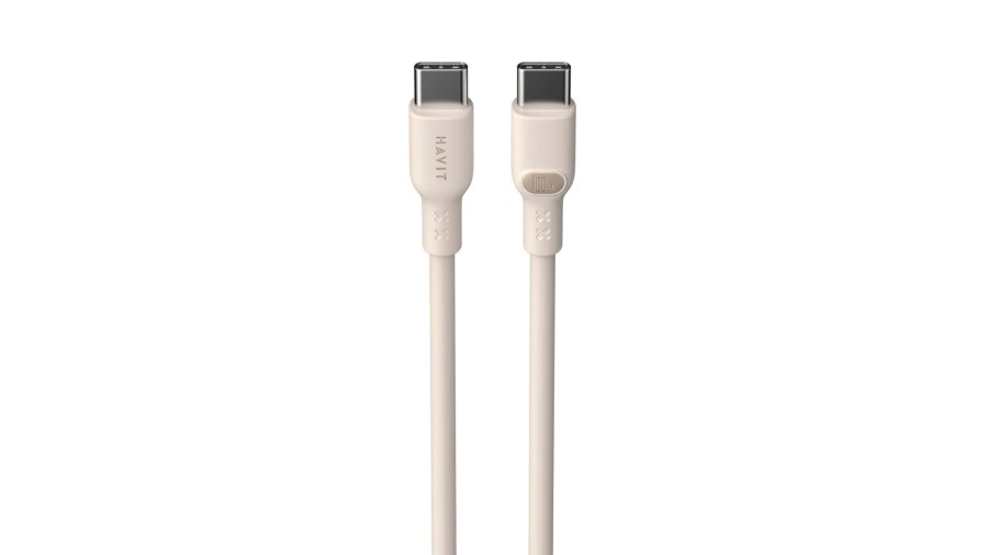 Havit CB6284 - USB Type C til USB Type C-kabel, 2,0 m (beige) #3