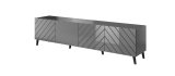 RTV-kabinet ABETO 200x42x52 grafit/blank #1