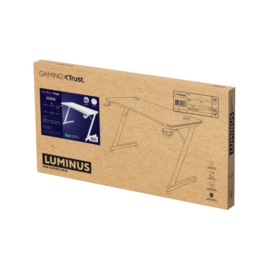 Trust GXT 709W LUMINUS Hvid #13