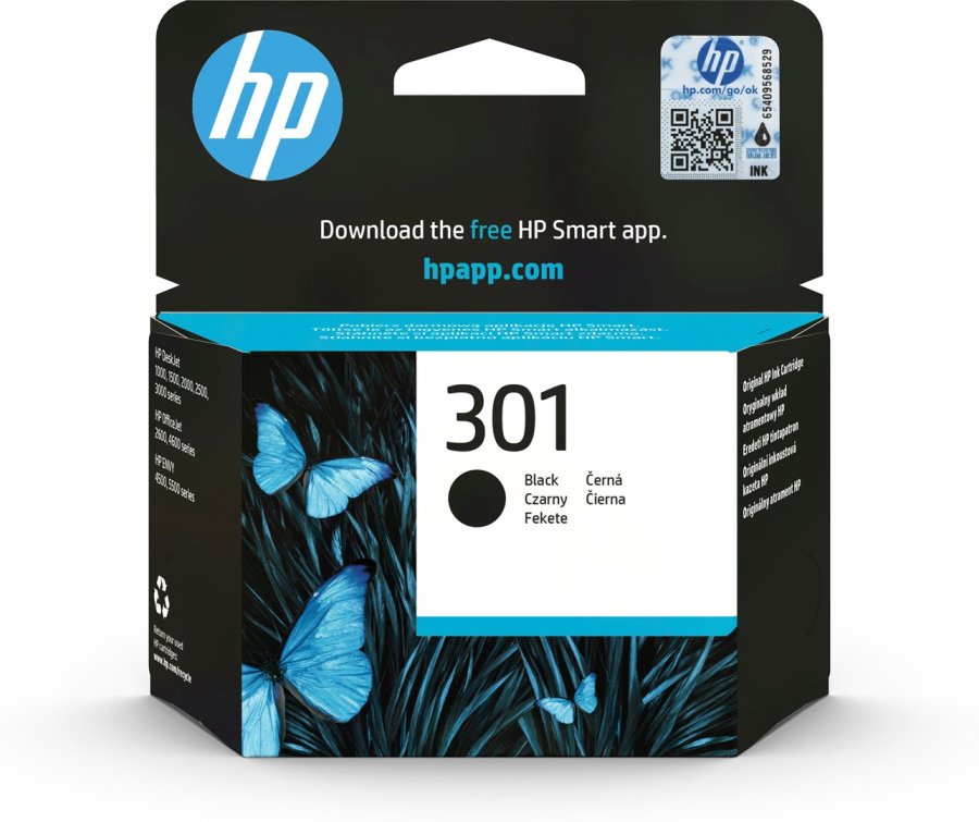 HP Original 301-blkpatron, sort #1