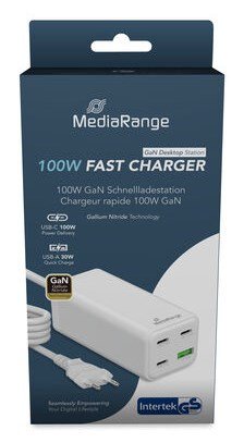 MediaRange MRMA124 oplader til mobil enhed Laptop, Smartphone, Tablet Hvid Vekselstr�m Hurtig opladning Indend�rs #5