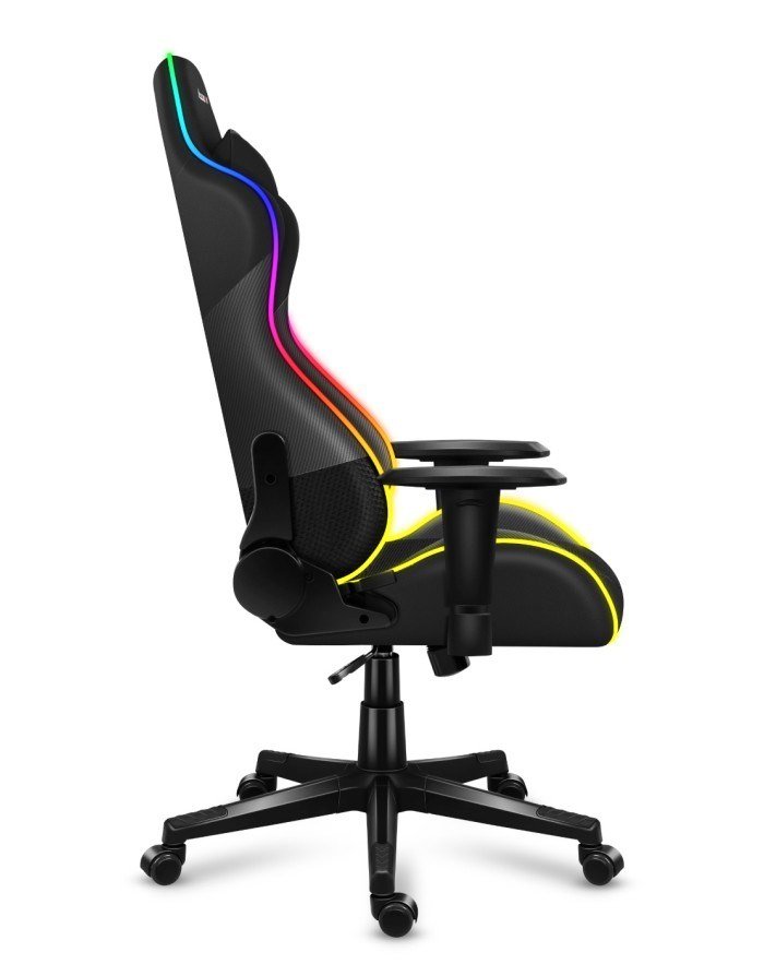 Huzaro Force 6.2 RGB PC gamingstol Spand (vugge) sde Sort #3