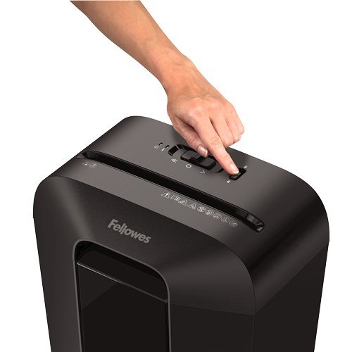 Fellowes Powershred LX70 papirmakulator Delvist makulering Sort #6