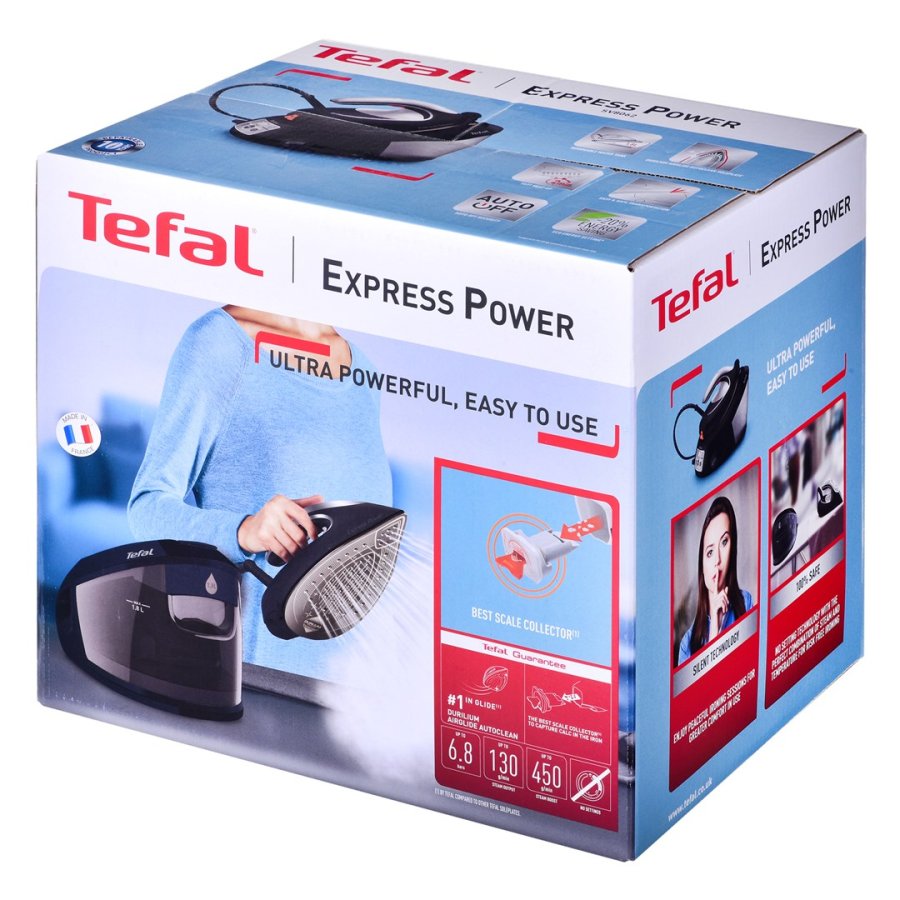 Tefal SV806 1,8 L Durilium AirGlide Autoclean soleplate Sort, Slv #9