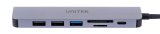 UNITEK HUB USB-C H1118A; USB-A x3, USB-C, HDMI, SD, microSD #3