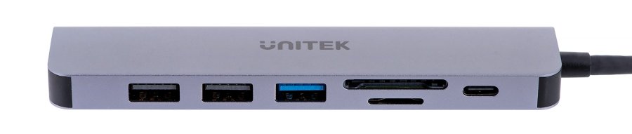 UNITEK HUB USB-C H1118A; USB-A x3, USB-C, HDMI, SD, microSD #3