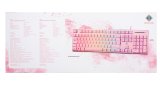 Deltaco Gaming PK75 RGB-tastatur, 105 taster, tysk layout, membrankontakt, USB #12