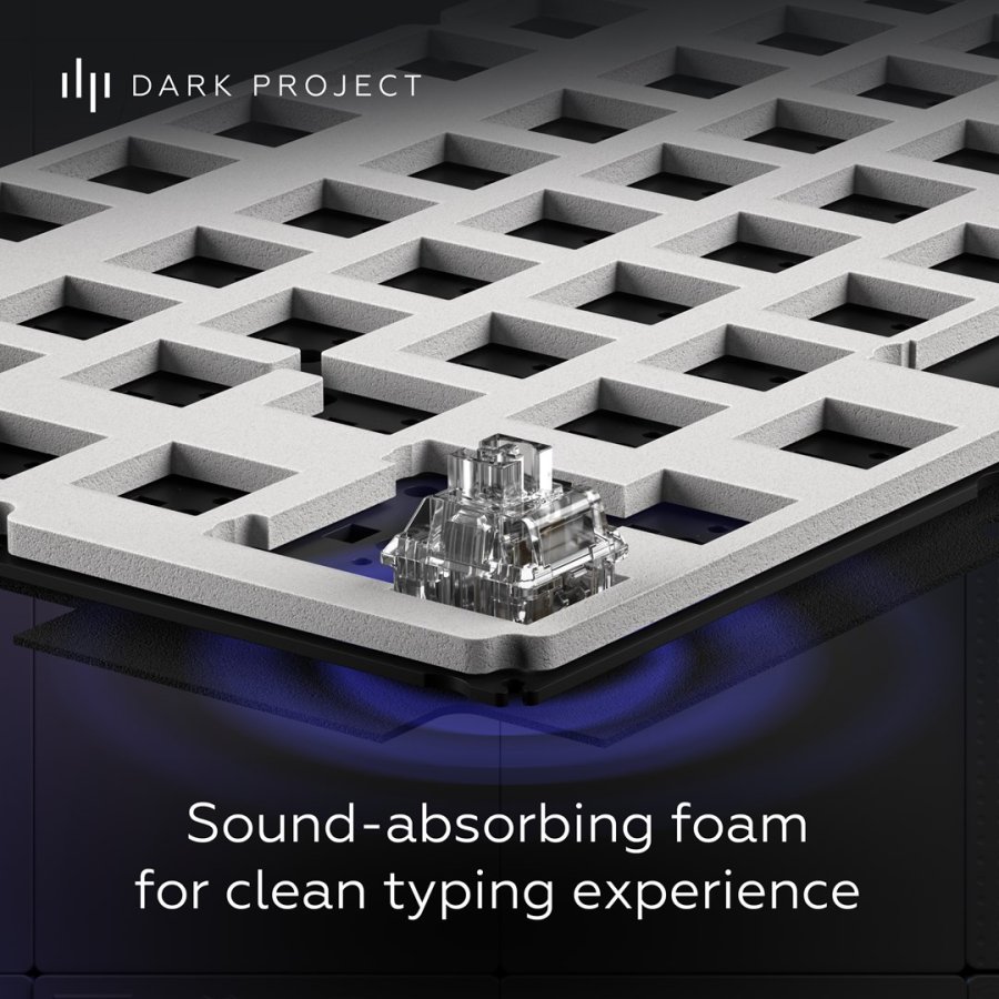 Dark Project Tamsus projektas ALU87B Bushido, G3MS Moonstone Switch, JAV tastatur Hjemme/kontor QWERTY Engelsk #3